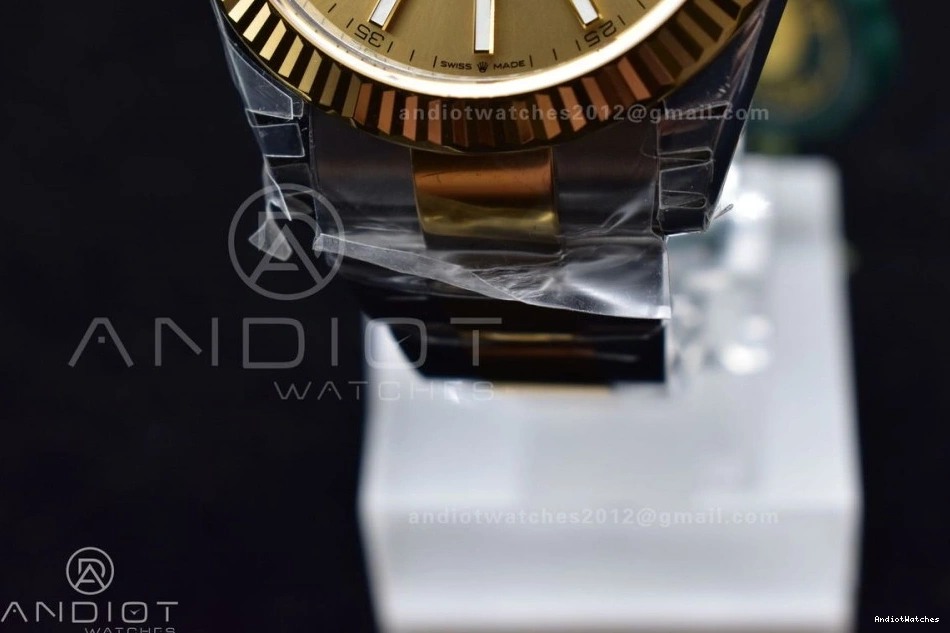 DateJust 600 YG 1:1 41 Best SS VSF Edition YG 126333 on 904L AllSeason VS Dial Oyster Bracelet 1230